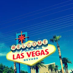 Fotobehang Welkom bij Fabulous Las Vegas-bord © nito