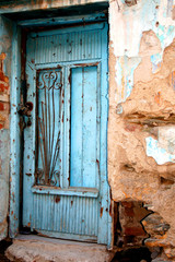 Greek traditional village house at Thessaloniki city