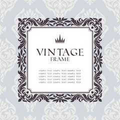 abstract vintage frame