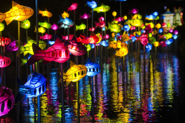 등불 축제 야경