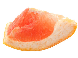 Grapefruit on a white background