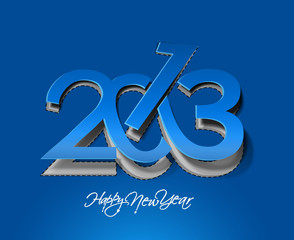 New year 2013 background. Vector illustration