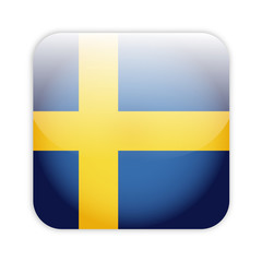 Sweden flag button