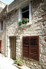Fototapeta na wymiar Old stone house in Croatia