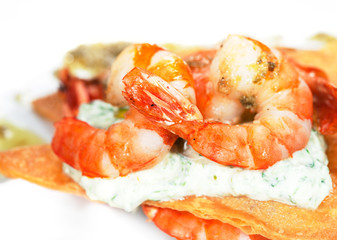 salad with shrimps