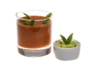 Gaspacho - Ice-cold and spicy vegetable soup of Andalusia, Spain