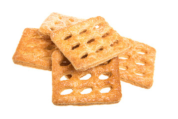 sweet cookies isolated on a white background