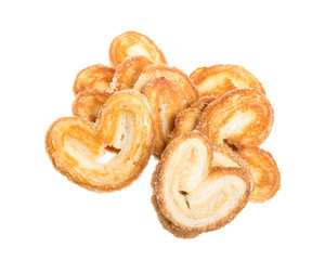 sweet cookies isolated on a white background