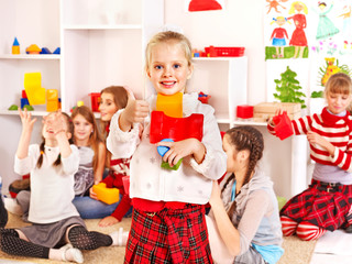 Children in kindergarten.