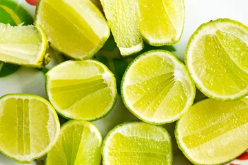 Crédence de cuisine en plexiglas Tranches de fruits Fond de citron