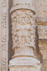 Church of St. Chiara. Copertino. Puglia. Italy.