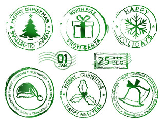 Christmas Rubber Stamps