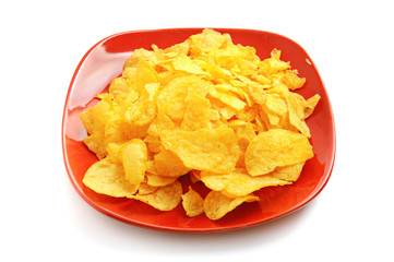 Golden fresh chips