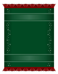 biglietto decorato per natale