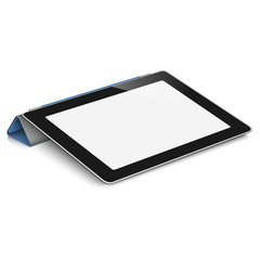 Vector tablet computer (pc) on white background