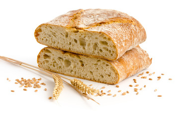 Weizenbrot und Weizen