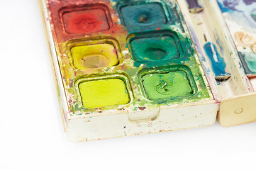 Watercolor in a box