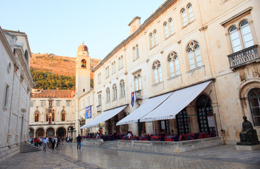 Fototapeta na wymiar Stradun, Dubrovnik