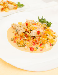 chicken with vegetables