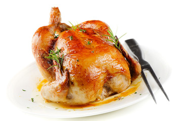 Roasted chicken