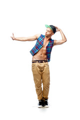 male hip-hop dancer
