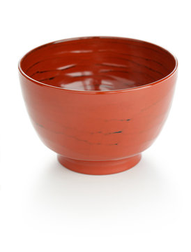 japanese urushi lacquered wooden bowl for miso soup