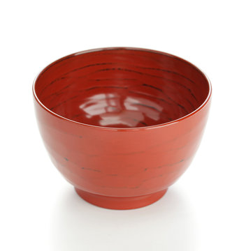japanese urushi lacquered wooden bowl for miso soup