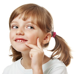 happy little girl - portrait