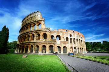 Obraz na płótnie Canvas Koloseum w Rzymie, Włochy