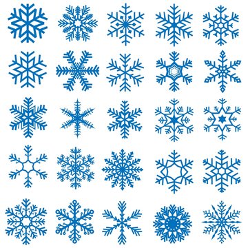 Snowflakes Set - 25 Illustrations