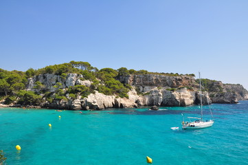 Fototapeta na wymiar Menorca Cala Macarella