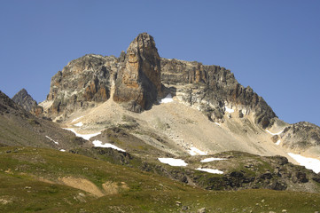 Fototapeta na wymiar Mocowanie Thabor w Maurienne