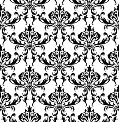 Damask seamless pattern