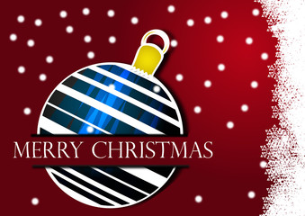 Palla di Natale vector