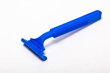 Plastic razor handle