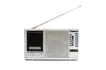 Aluminum antique radio
