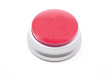 Large Ruby Red button ready for your text - 46578657