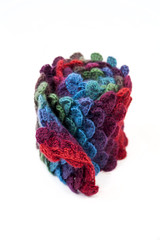 crocheted scarf