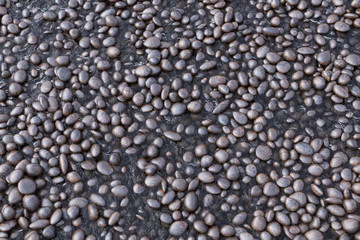 Gravel in the river