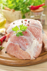 Raw meat
