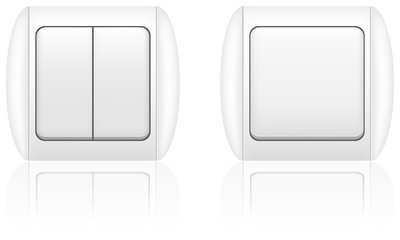 electric light switch vector illustration