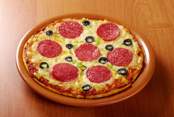home pizza  Pepperoni