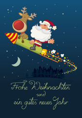 Weihnachtskarte deutsch