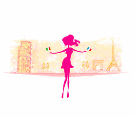 Shopping in France and Italy