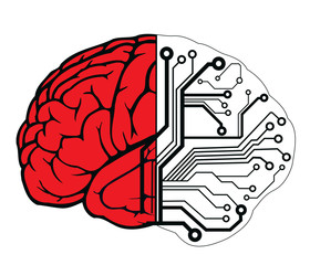 an human brain as a central processing unit
