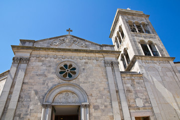 Fototapeta premium Church of St. Michele. Sant'Agata di Puglia. Puglia. Italy.