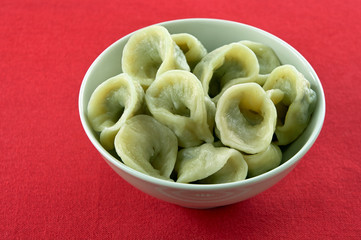 Polish traditional mushroom dumplings.