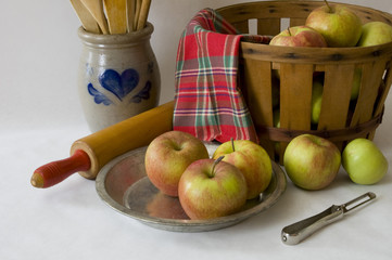 Baking an apple pie