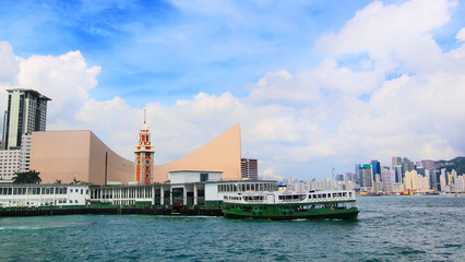 Fototapeta na wymiar Hong Kong harbour