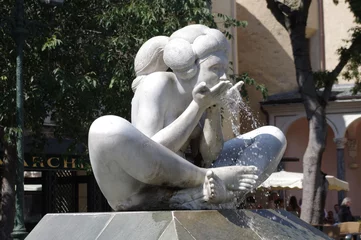 Fototapete Brunnen Brunnen in Bastia